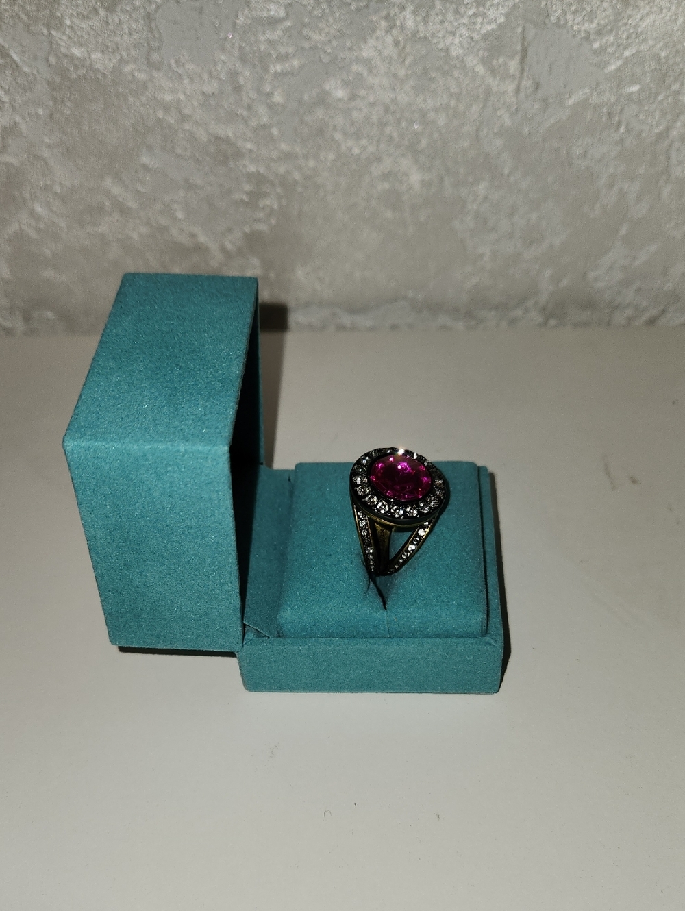 Kurt Geiger Octavia Pink Ring - Picture 2 of 5